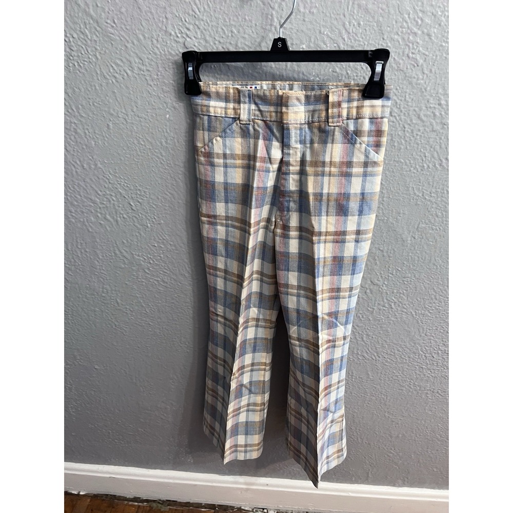 Vintage Boys Plaid Billy the Kid Pants‎ 1970s Plaid size